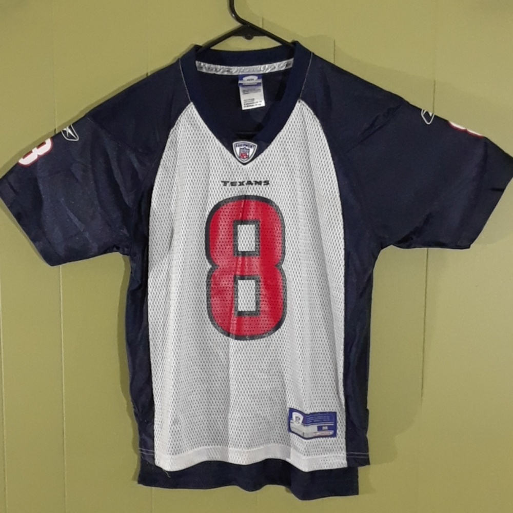 TEXANS FOOTBALL JERSEY BOYS MEDIUM SIZE  REEBOK